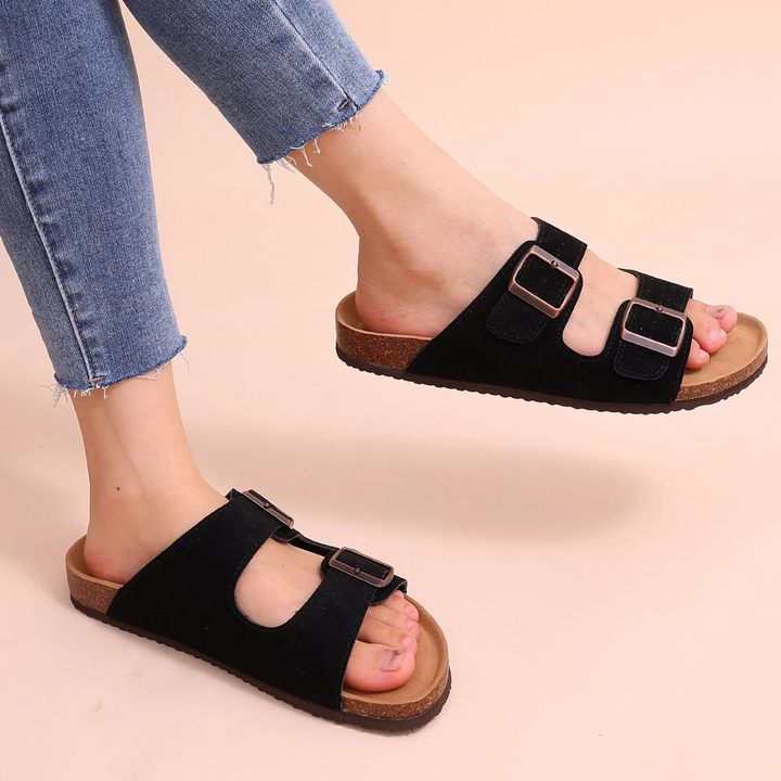 Orthopaedic sandals with cork footbed | Optimal Support