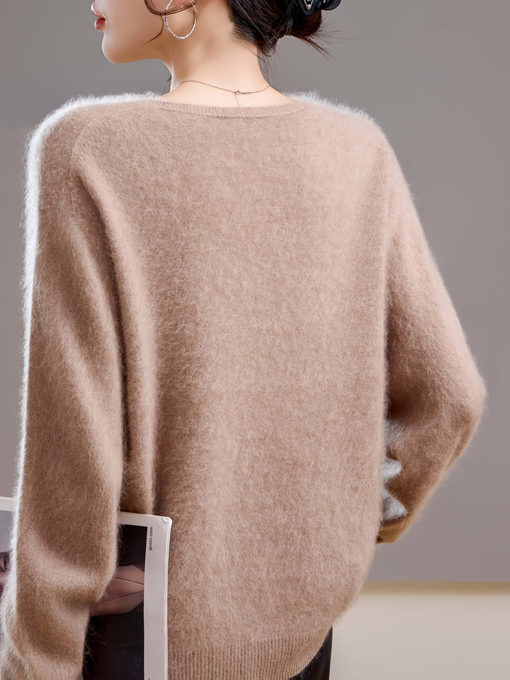 Colette | Women's Cashmere Wool Blend V-Neck Sweater