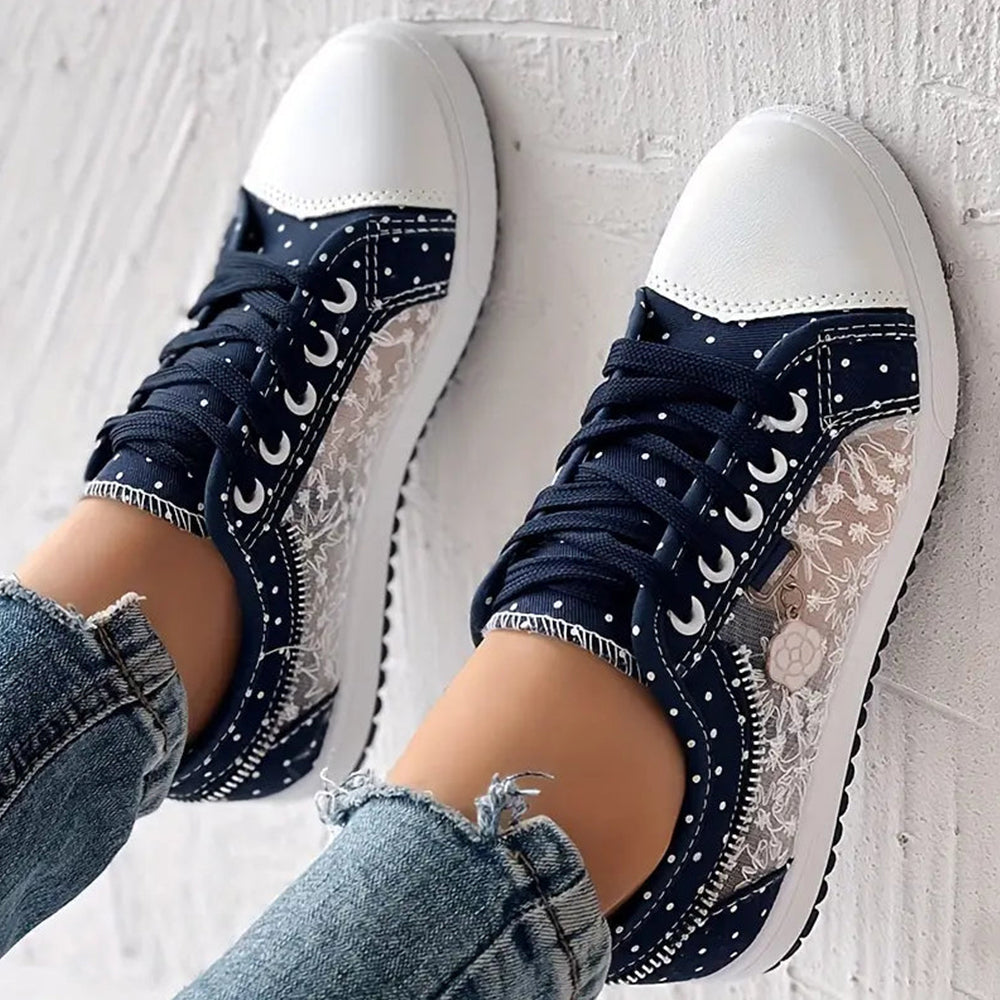 Ivy™ | Women’s Stylish Lace-Up Sneakers