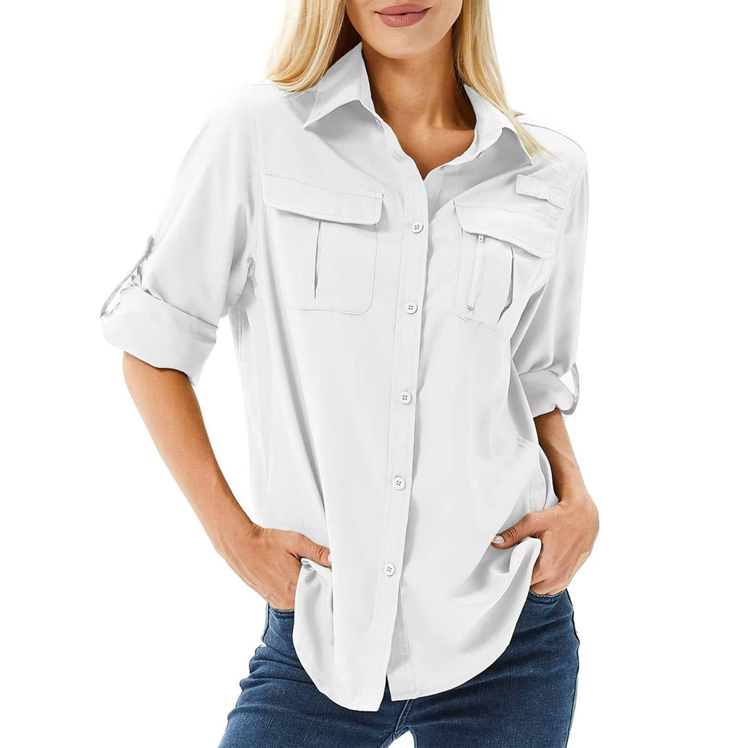 Ranger | Women's UPF 50 Long Sleeve Hiking Shirt with Roll-Tab Sleeves