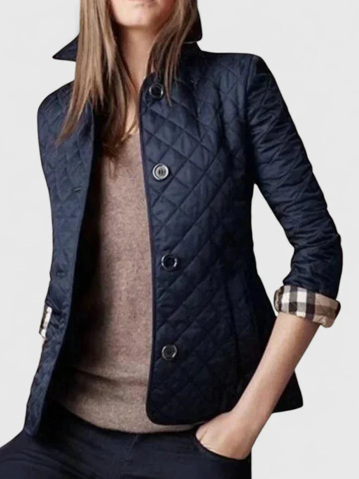 Marizelle | Women's Waterproof Quilted Button-Up Jacket