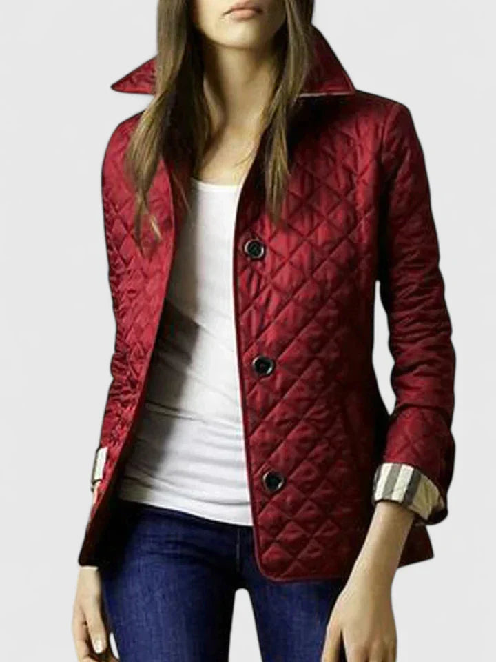 Marizelle | Women's Waterproof Quilted Button-Up Jacket