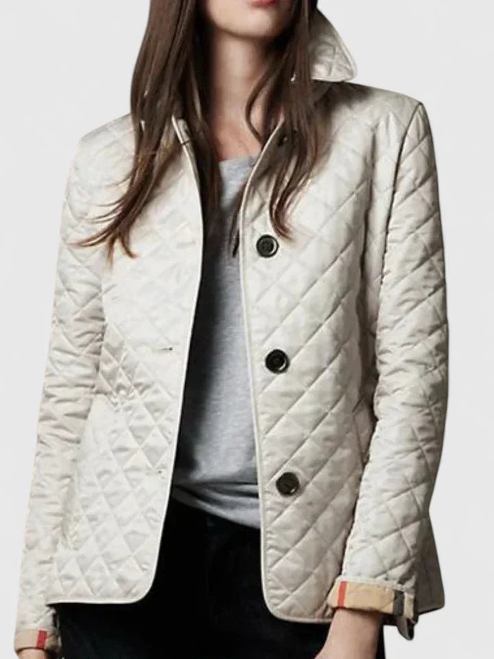 Marizelle | Women's Waterproof Quilted Button-Up Jacket