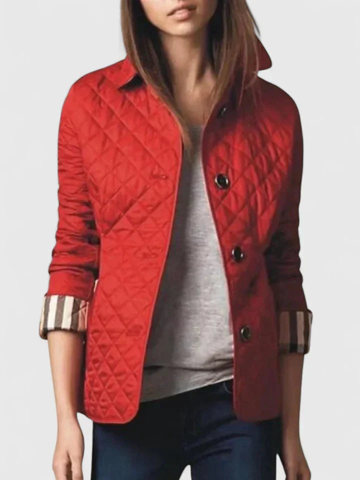 Marizelle | Women's Waterproof Quilted Button-Up Jacket