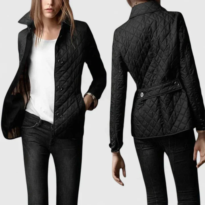 Marizelle | Women's Waterproof Quilted Button-Up Jacket