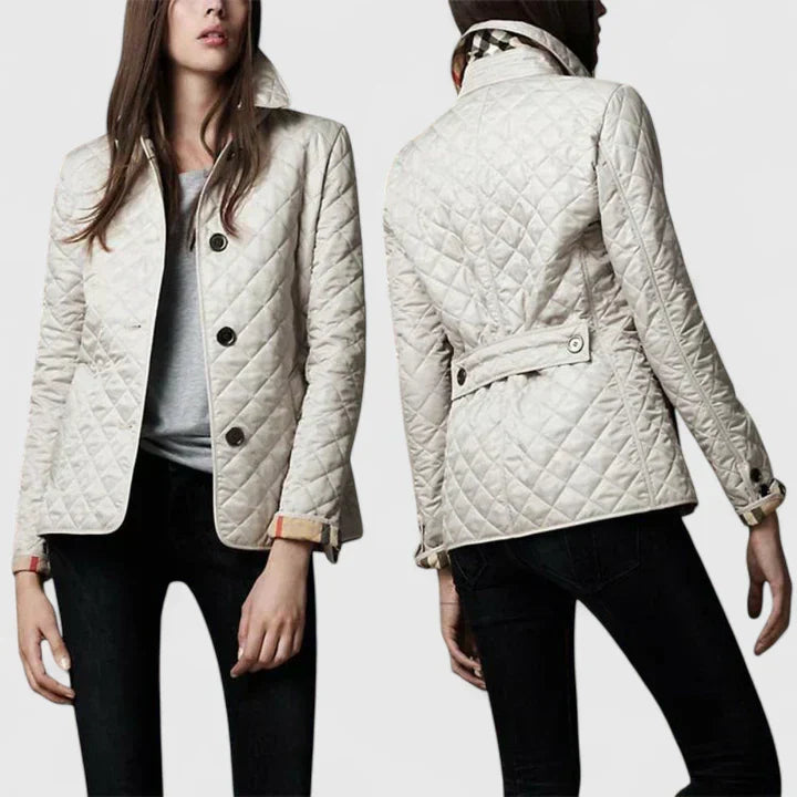 Marizelle | Women's Waterproof Quilted Button-Up Jacket