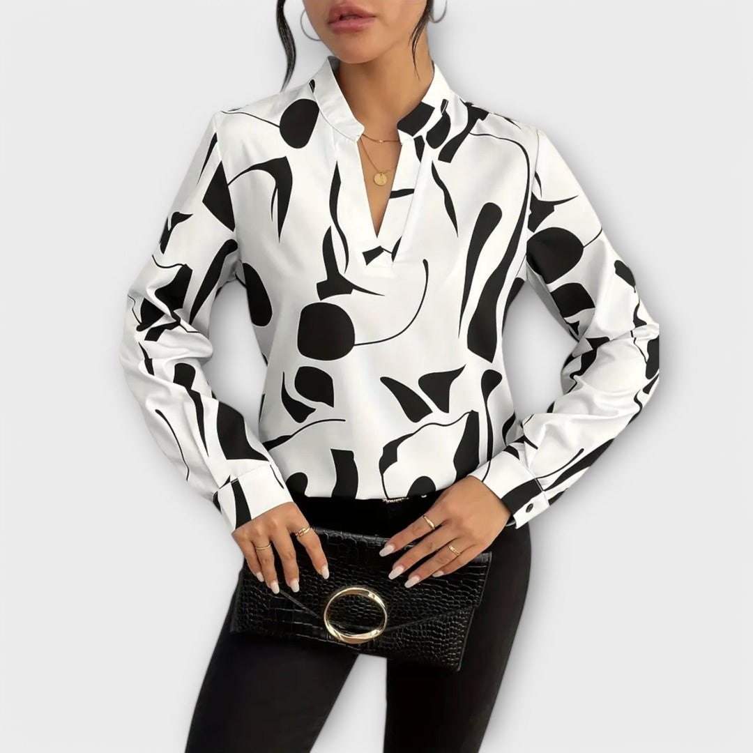 Lara Elegant Blouse With Design