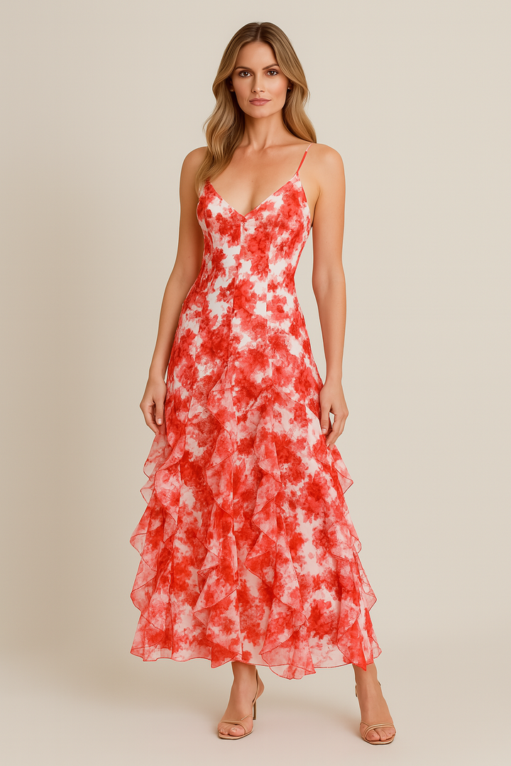 Fiona™ Ruffled Floral Dress