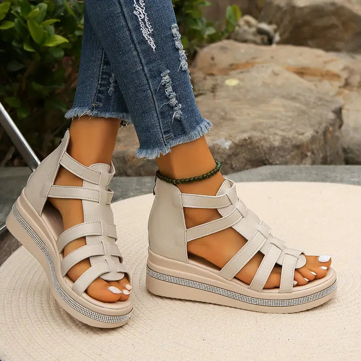 CHELSEA - Elegant Wedge Sandals