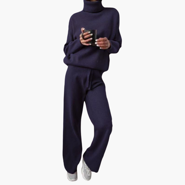 Marisa | Women's Turtleneck Sweater Lounge Set