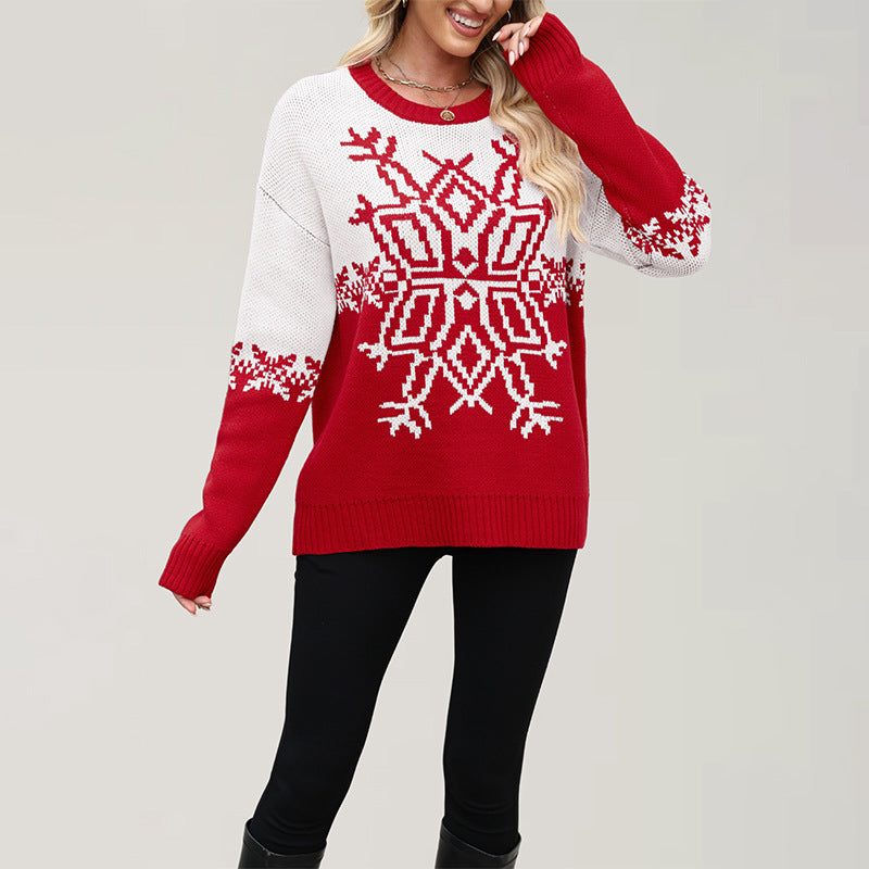 Rylee | Women’s Cute Christmas Snowflake Sweater
