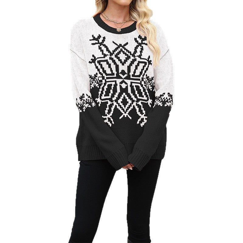 Rylee | Women’s Cute Christmas Snowflake Sweater
