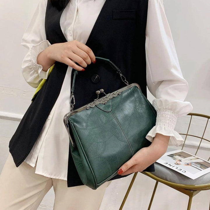 Isabeau | Women's Vintage Kiss-Lock Crossbody Handbag