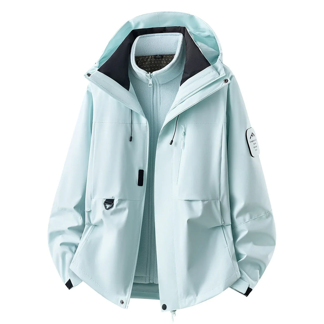 Eloise | Women's Hooded Outdoor Jacket with Fleece Liner