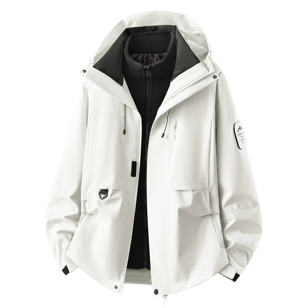 Eloise | Women's Hooded Outdoor Jacket with Fleece Liner