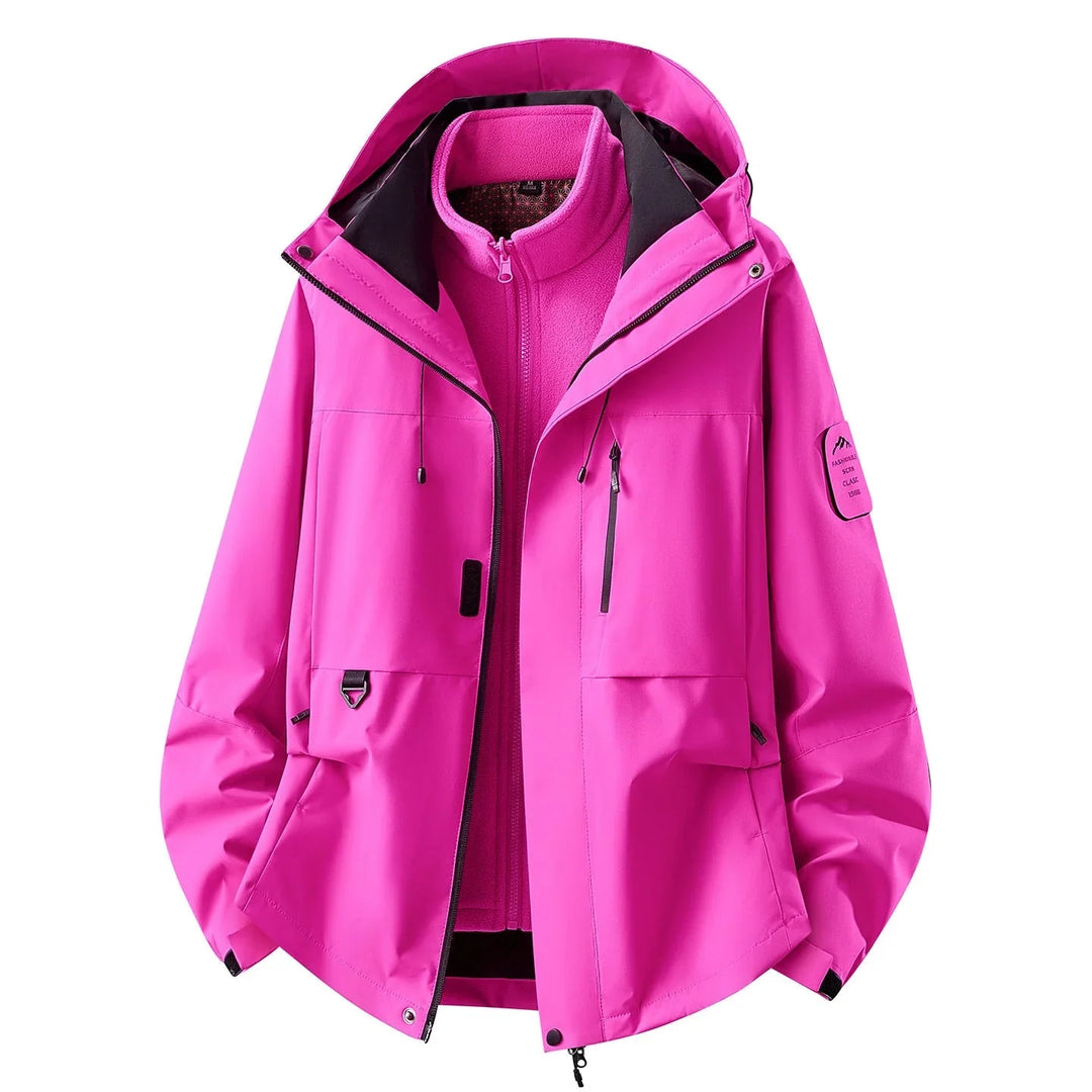Eloise | Women's Hooded Outdoor Jacket with Fleece Liner