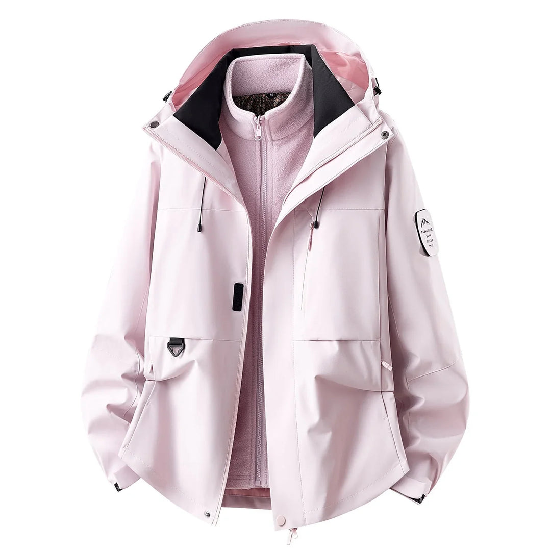 Eloise | Women's Hooded Outdoor Jacket with Fleece Liner