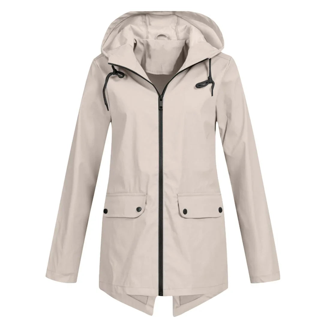 Elle | Women's Waterproof Jacket with Adjustable Hood
