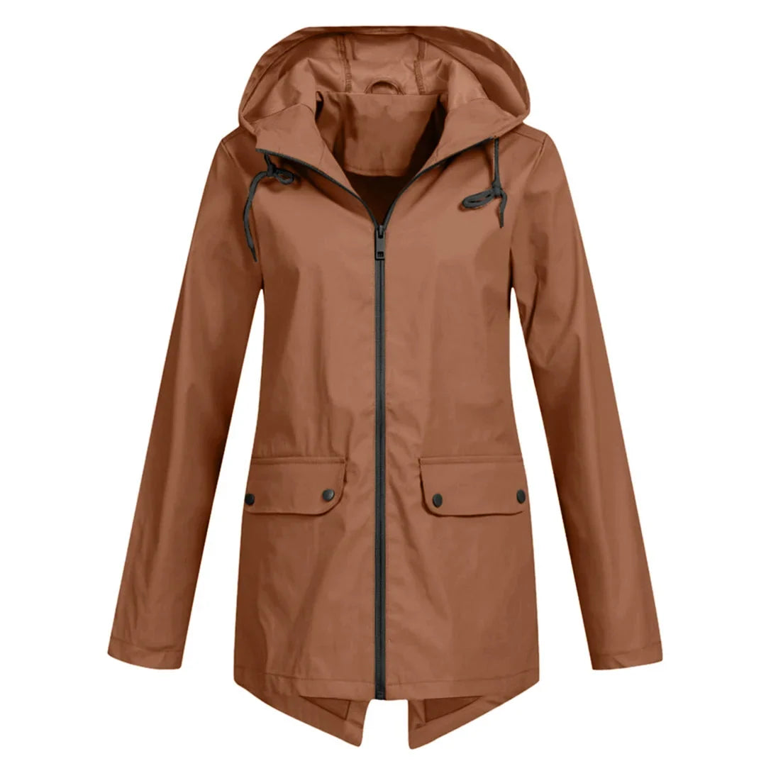 Elle | Women's Waterproof Jacket with Adjustable Hood