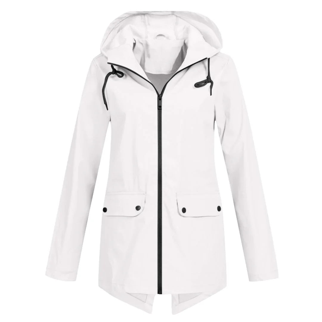 Elle | Women's Waterproof Jacket with Adjustable Hood