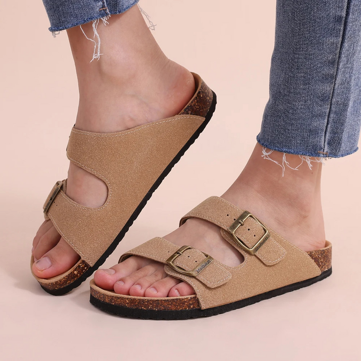 Orthopaedic sandals with cork footbed | Optimal Support
