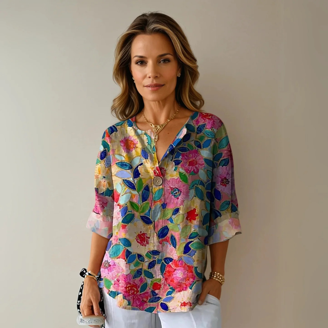 GILLIE – VINTAGE-INSPIRED BLOUSE