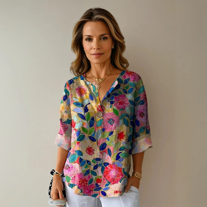 GILLIE – VINTAGE-INSPIRED BLOUSE
