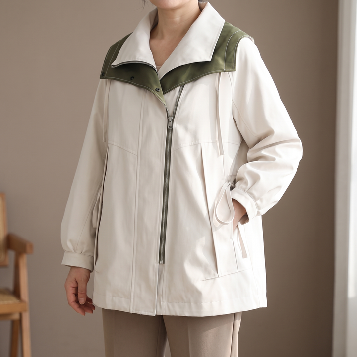Beatrix | Women's Oversized Utility Jacket with Wide Collar