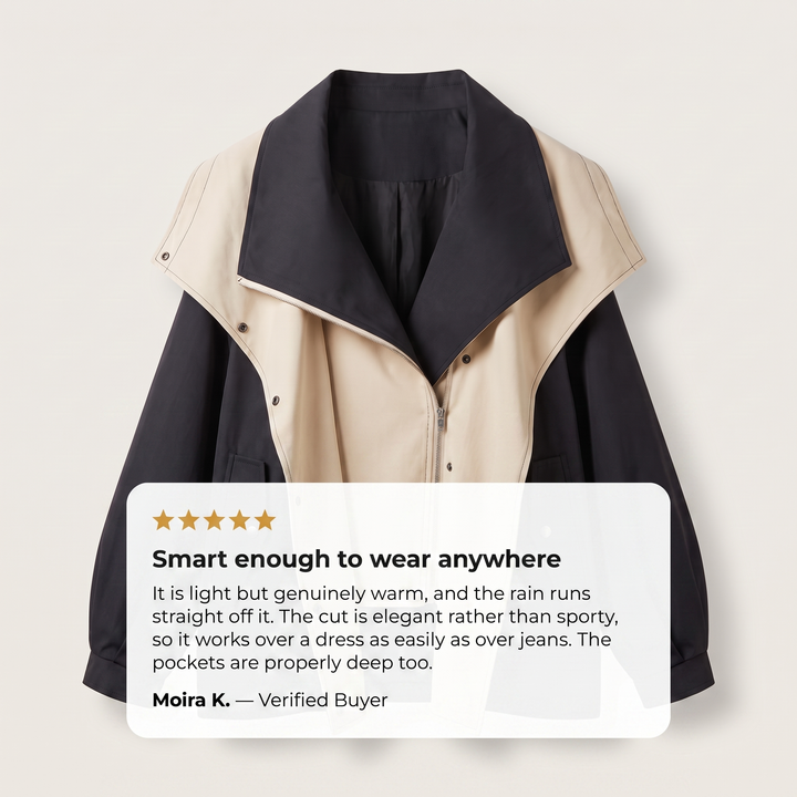 Beatrix | Women's Oversized Utility Jacket with Wide Collar