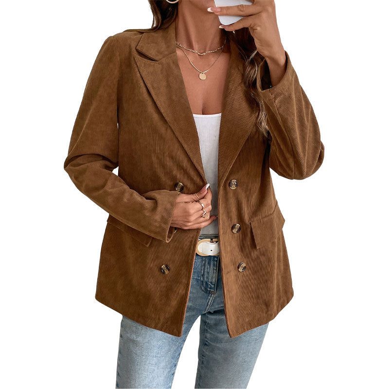 Maialen | Women's Double Breasted Oversized Blazer Jacket