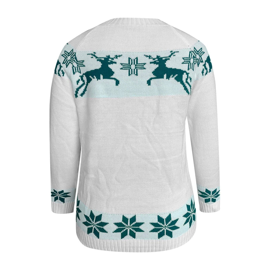 Aspen | Women’s Snowflake Christmas Crew Neck Sweater