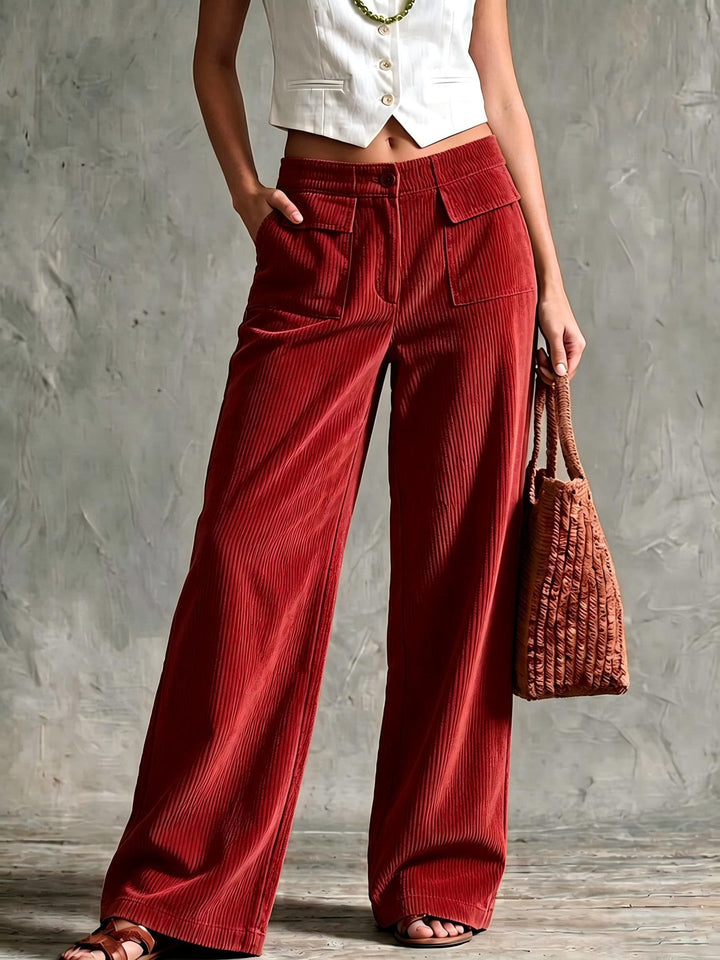 Perdita | Women's Wide-Leg Corduroy Pants
