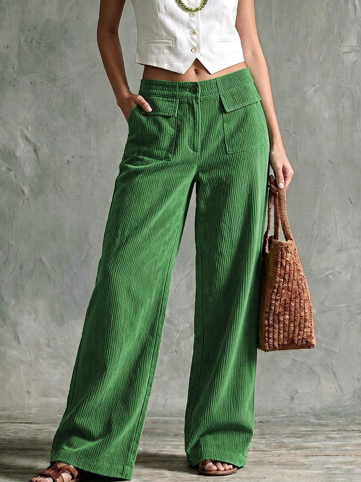 Perdita | Women's Wide-Leg Corduroy Pants