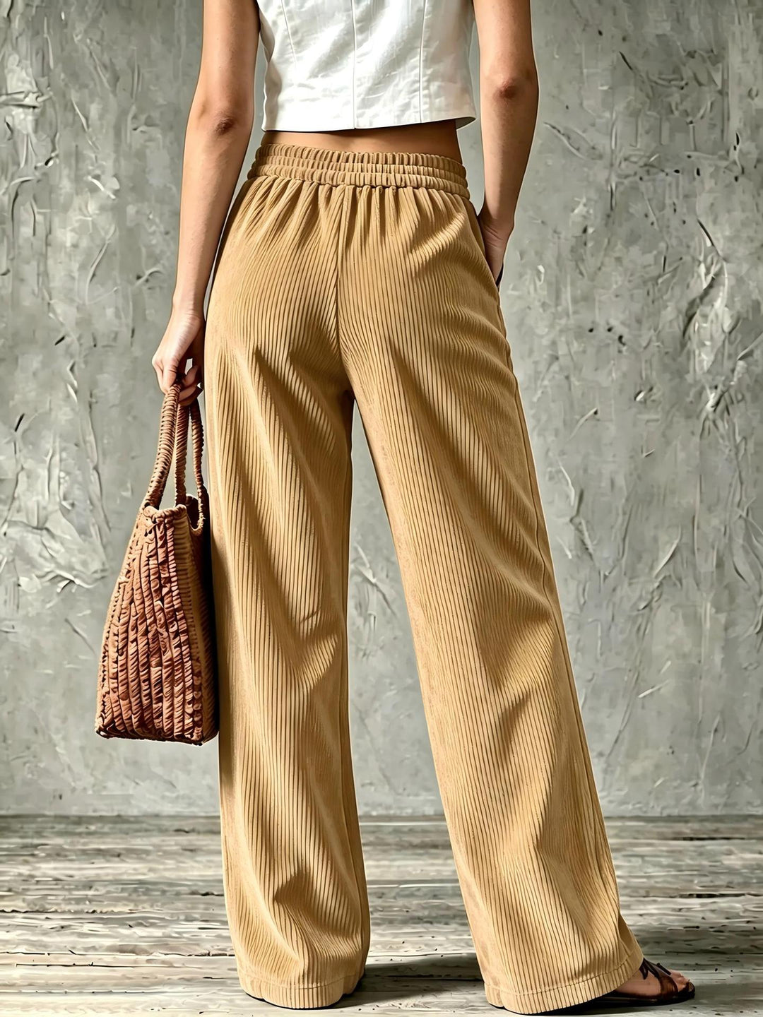 Perdita | Women's Wide-Leg Corduroy Pants