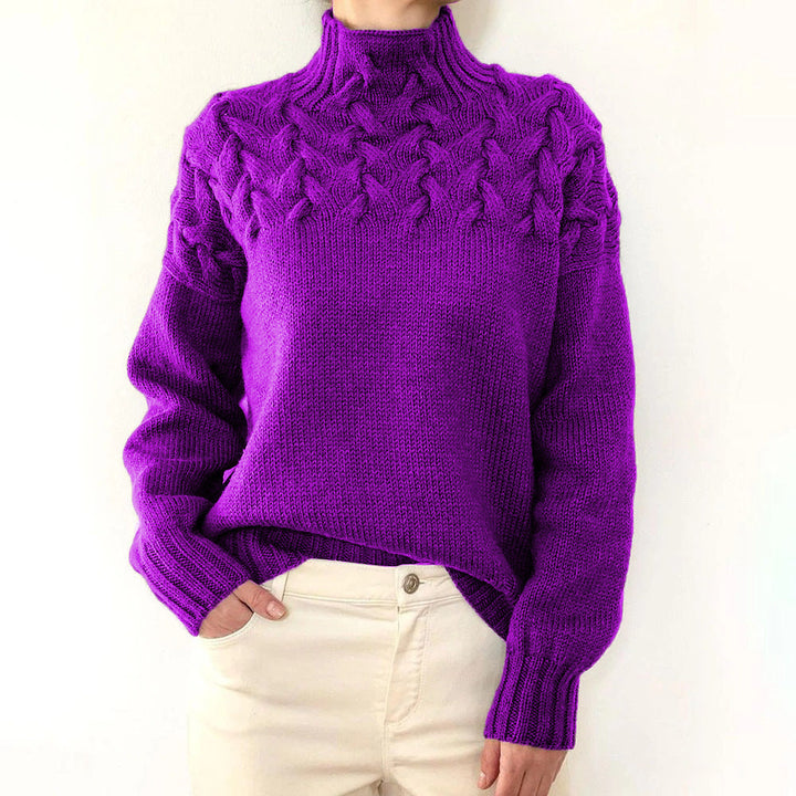 Elena – Warm Knitted Turtleneck