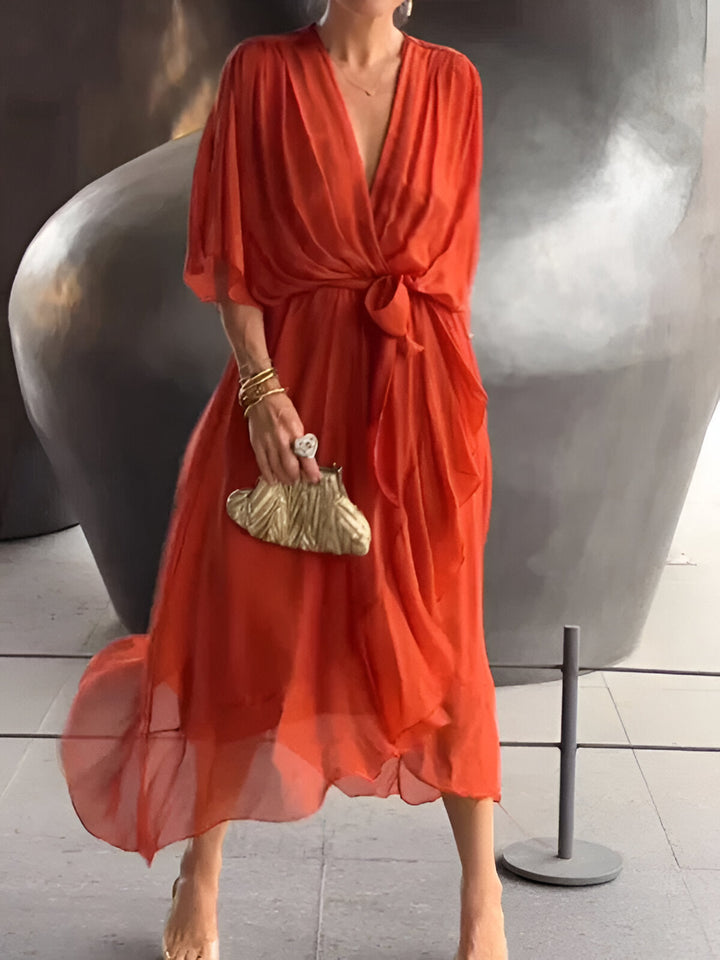 Monica™ | V-neck dress