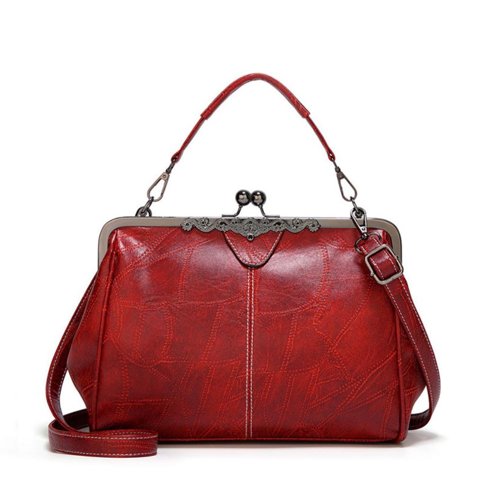 Isabeau | Women's Vintage Kiss-Lock Crossbody Handbag