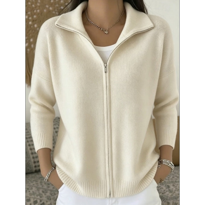 Verena | Women's Full Zip-Up Cardigan Sweater