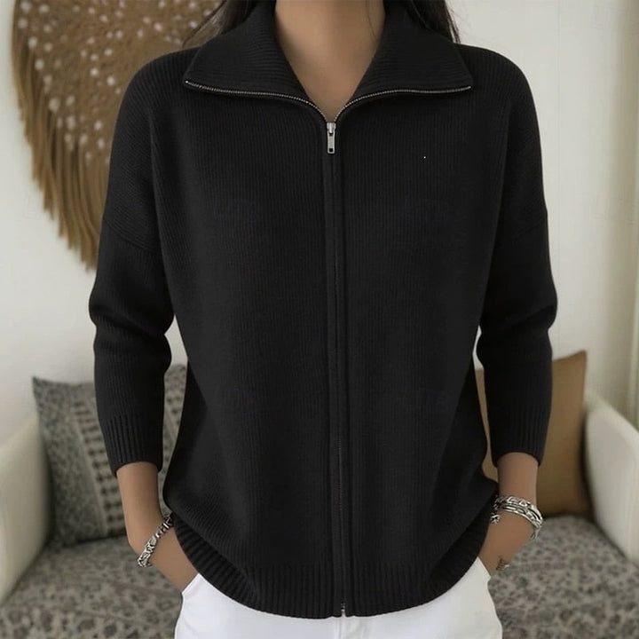 Verena | Women's Full Zip-Up Cardigan Sweater