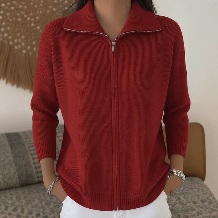 Verena | Women's Full Zip-Up Cardigan Sweater