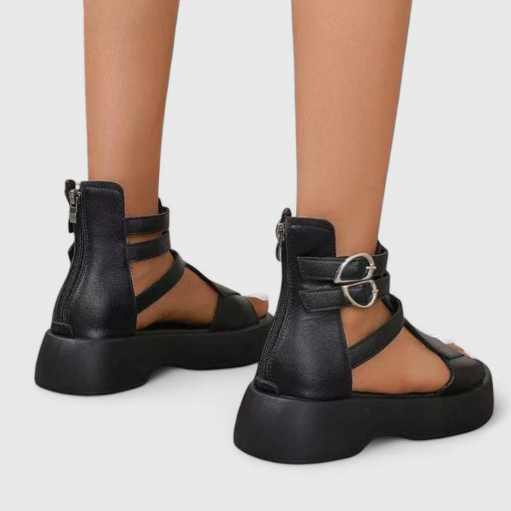Chunky Platform Strappy Ankle Strap Sandal