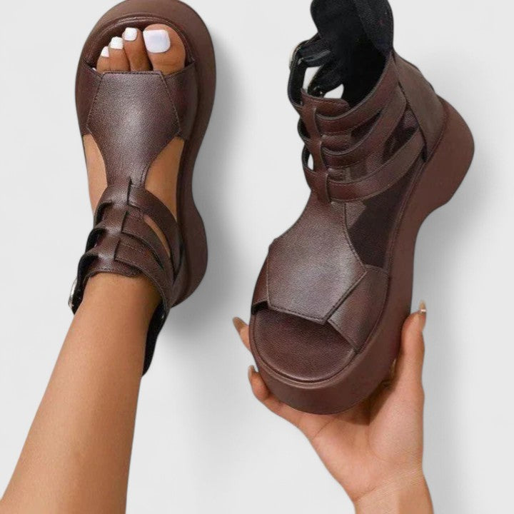 Chunky Platform Strappy Ankle Strap Sandal