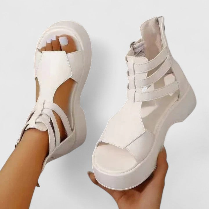 Chunky Platform Strappy Ankle Strap Sandal