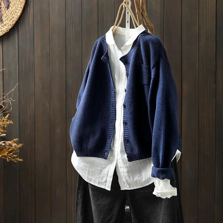 Marisette | Women's Relaxed Fit Button-Front Knit Cardigan