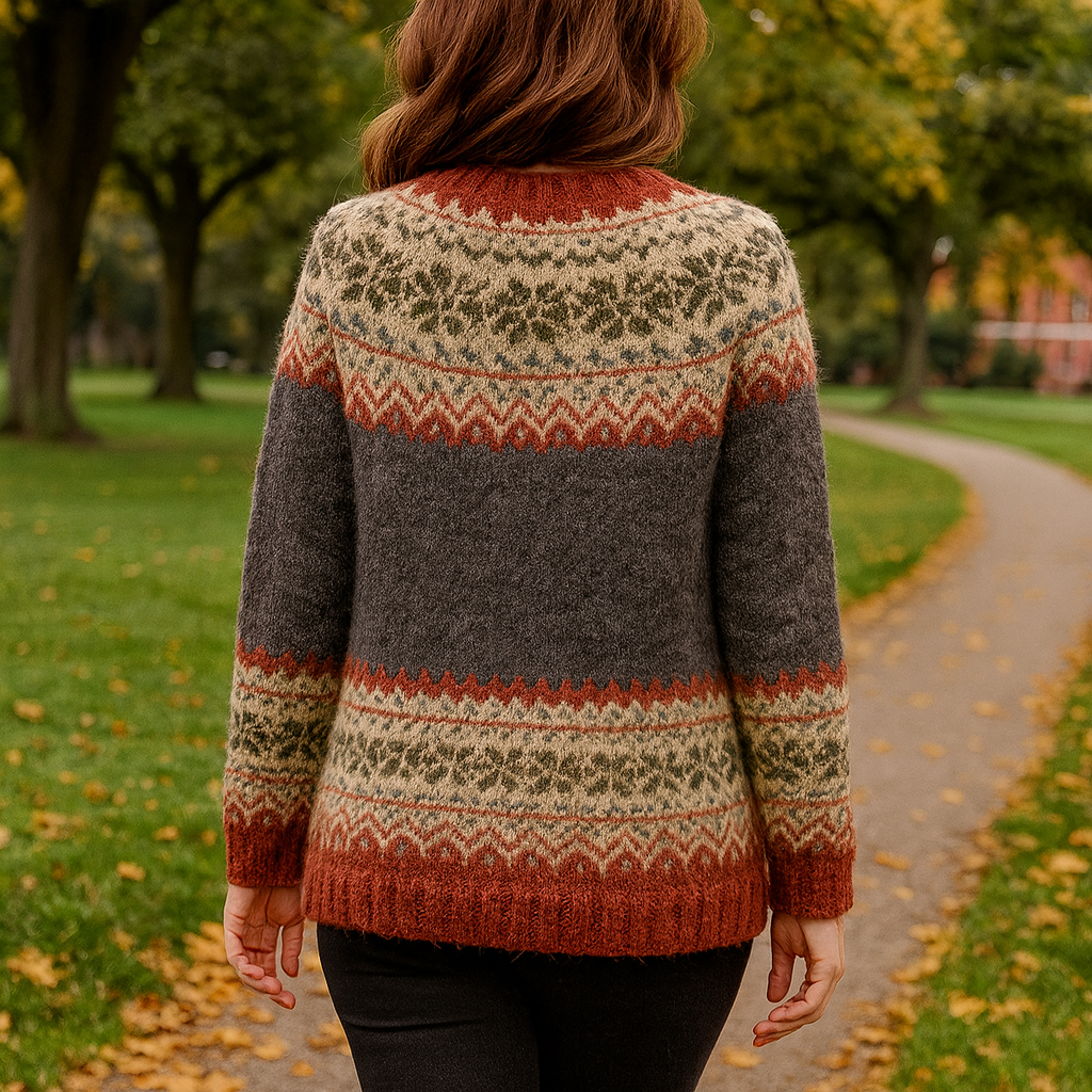 Wilhelmina | Women's Fair Isle Button Cardigan Sweater