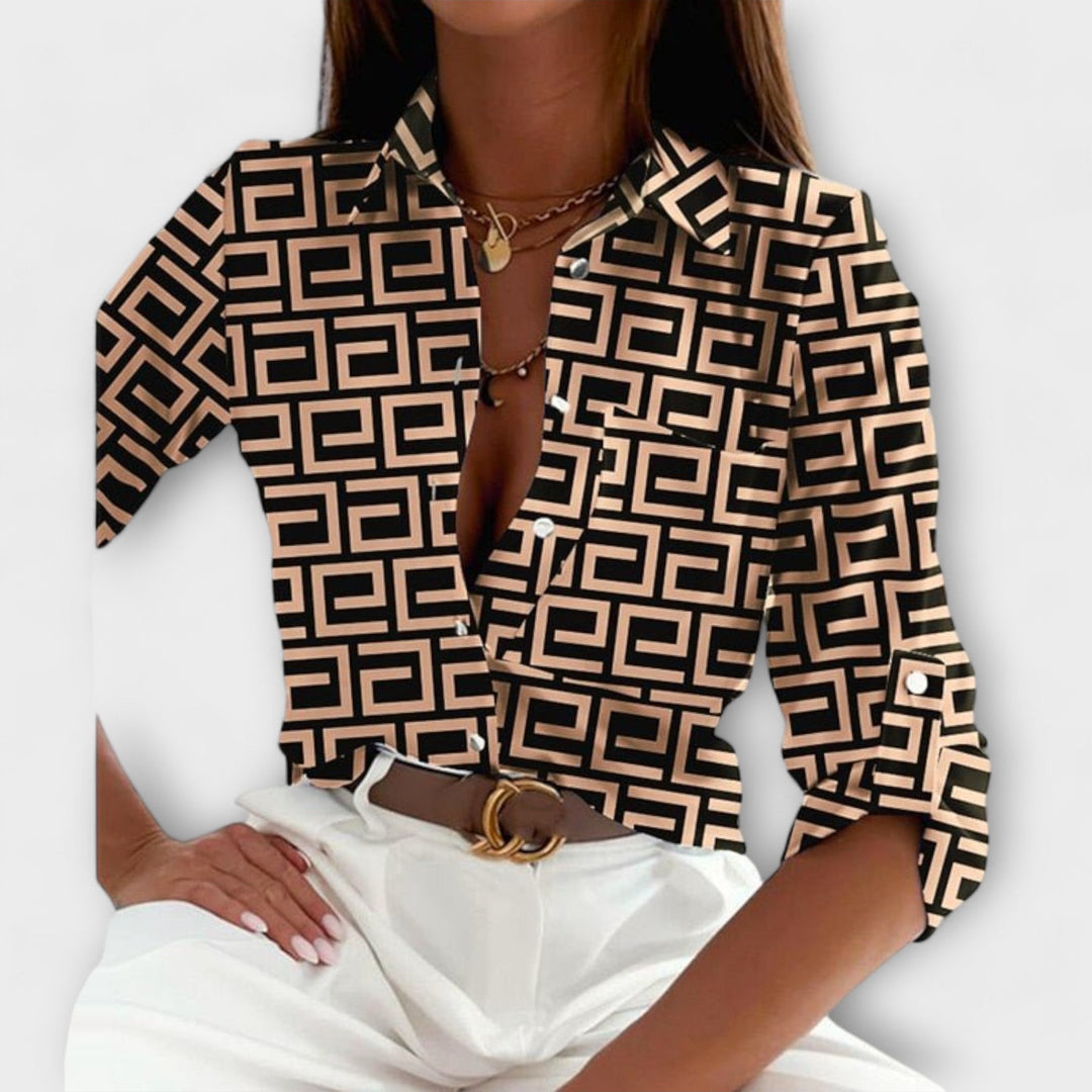 Baily-Blouse with Classic Collar