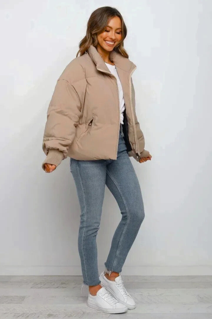 Fernanda | Women's Short Quilted Cropped Puffer Jacket