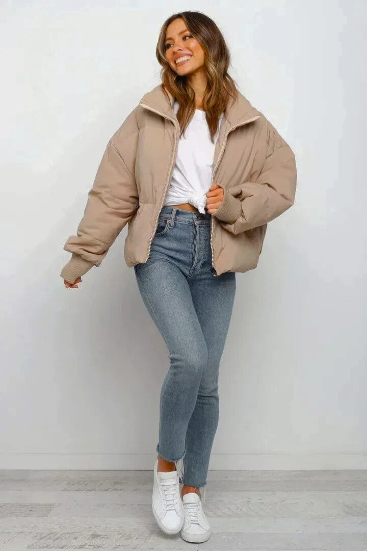 Fernanda | Women's Short Quilted Cropped Puffer Jacket