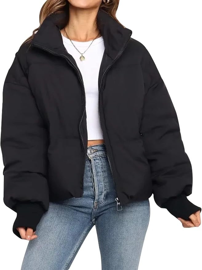 Fernanda | Women's Short Quilted Cropped Puffer Jacket