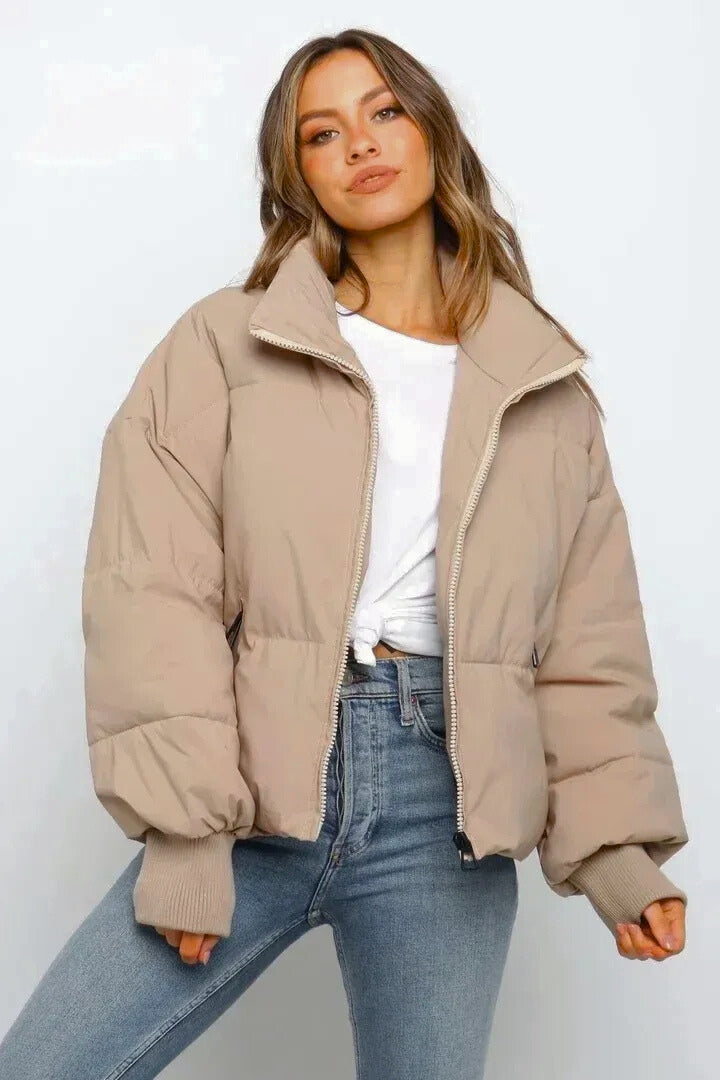 Fernanda | Women's Short Quilted Cropped Puffer Jacket